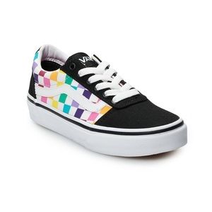 New Vans Multicolored Checkered Girls size 6 Women’s size 8